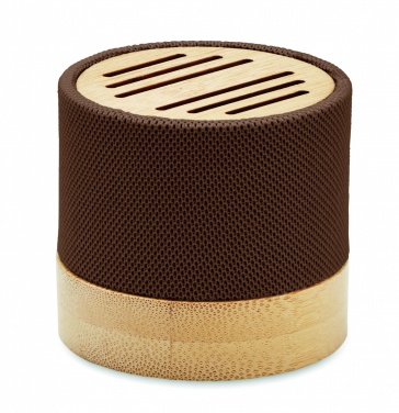 Logotrade promotional merchandise photo of: Bamboo RPET wireless speaker