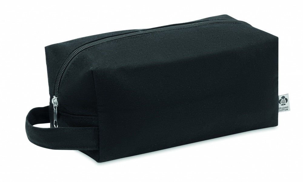 Logotrade promotional products photo of: Canvas cosmetic bag 220 gr/m²