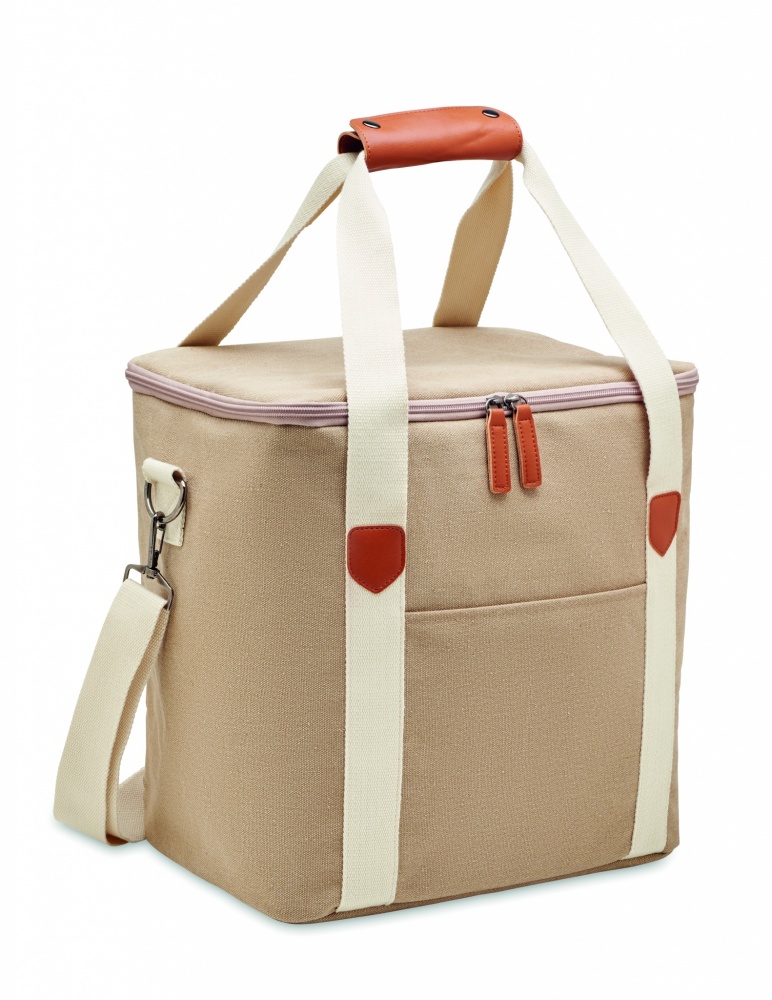 Logo trade promotional product photo of: Large cooler bag canvas 450gr/m