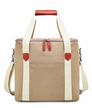 Logotrade promotional product picture of: Large cooler bag canvas 450gr/m