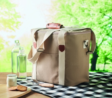 Logotrade corporate gift image of: Large cooler bag canvas 450gr/m