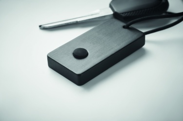 Logo trade promotional products image of: Key finder device in bamboo