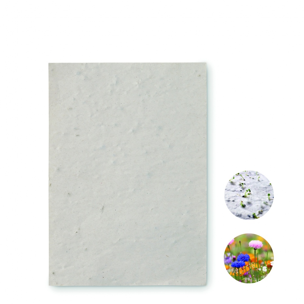 Logotrade promotional giveaway image of: A6 wildflower seed paper sheet