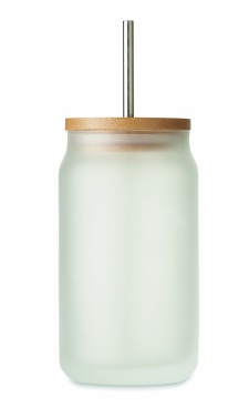 Logo trade corporate gifts picture of: Sublimation mason jar 400 ml