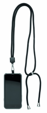 Logo trade promotional giveaways image of: RPET Phone holder lanyard