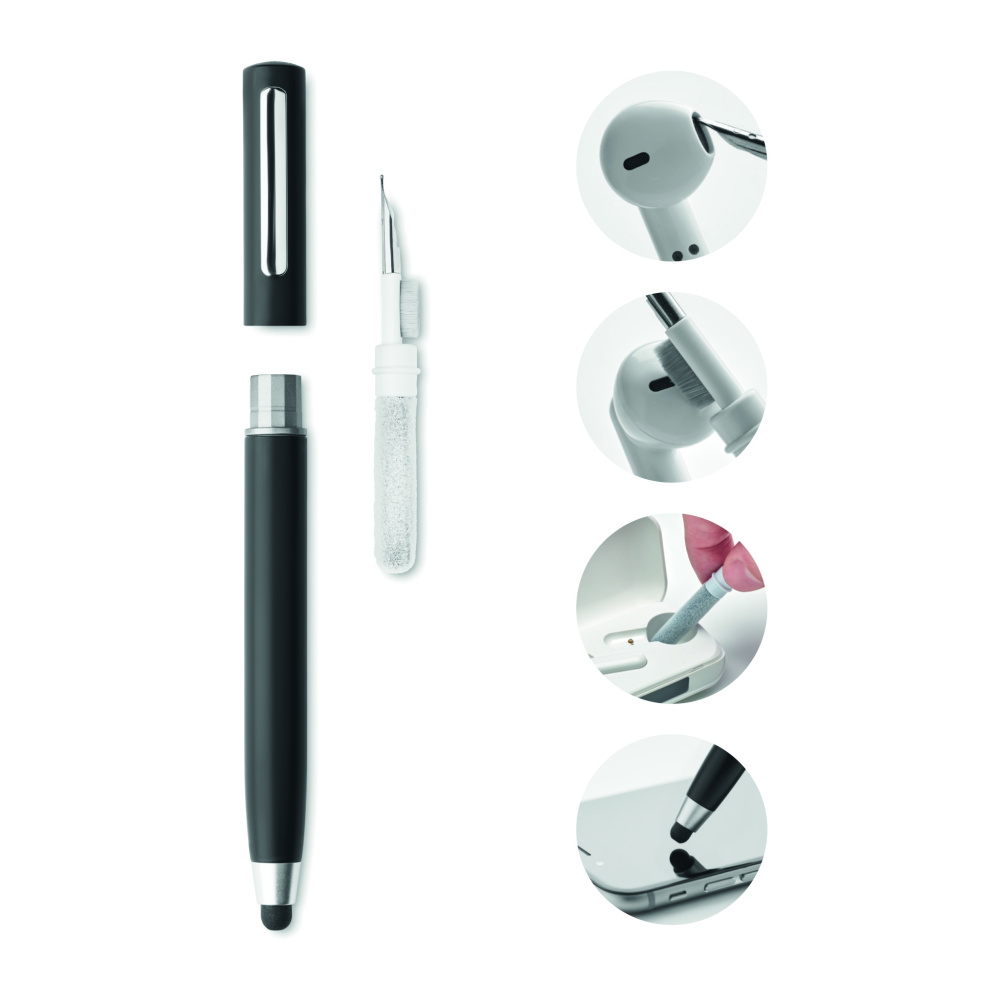 Logo trade advertising product photo of: Stylus pen TWS cleanning set