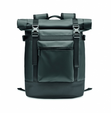 Logotrade promotional gift picture of: Rolltop backpack 50C tarpaulin