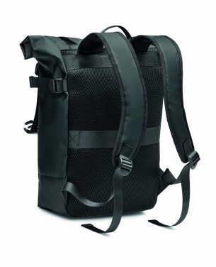 Logo trade promotional giveaway photo of: Rolltop backpack 50C tarpaulin