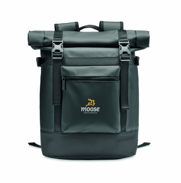 Logo trade advertising products image of: Rolltop backpack 50C tarpaulin