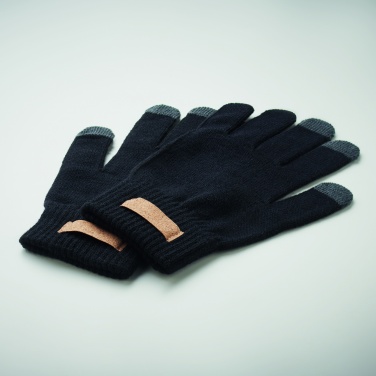 Logotrade promotional gift image of: RPET tactile gloves