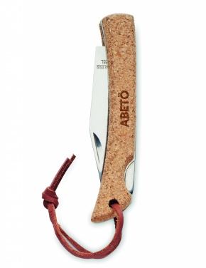 Logotrade promotional product image of: Foldable knife with cork