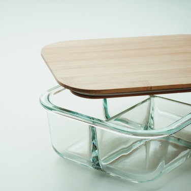 Logotrade business gifts photo of: Glass lunch box with bamboo lid