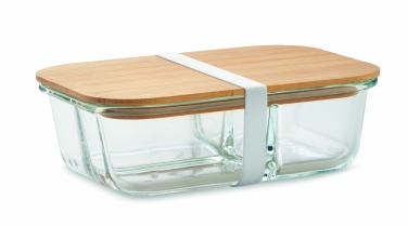 Logo trade promotional products picture of: Glass lunch box with bamboo lid