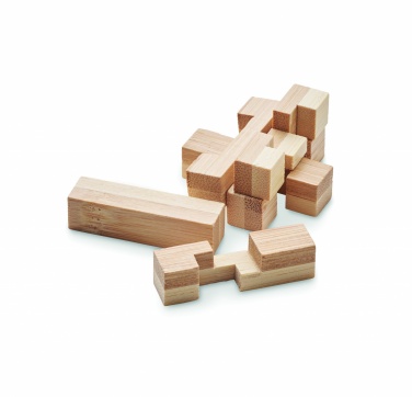 Logotrade promotional gifts photo of: Bamboo brain teaser puzzle