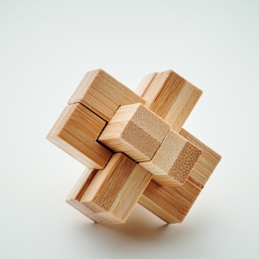 Logotrade business gifts photo of: Bamboo brain teaser puzzle