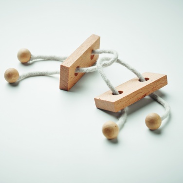 Logotrade promotional merchandise image of: Wooden brain teaser rectangle