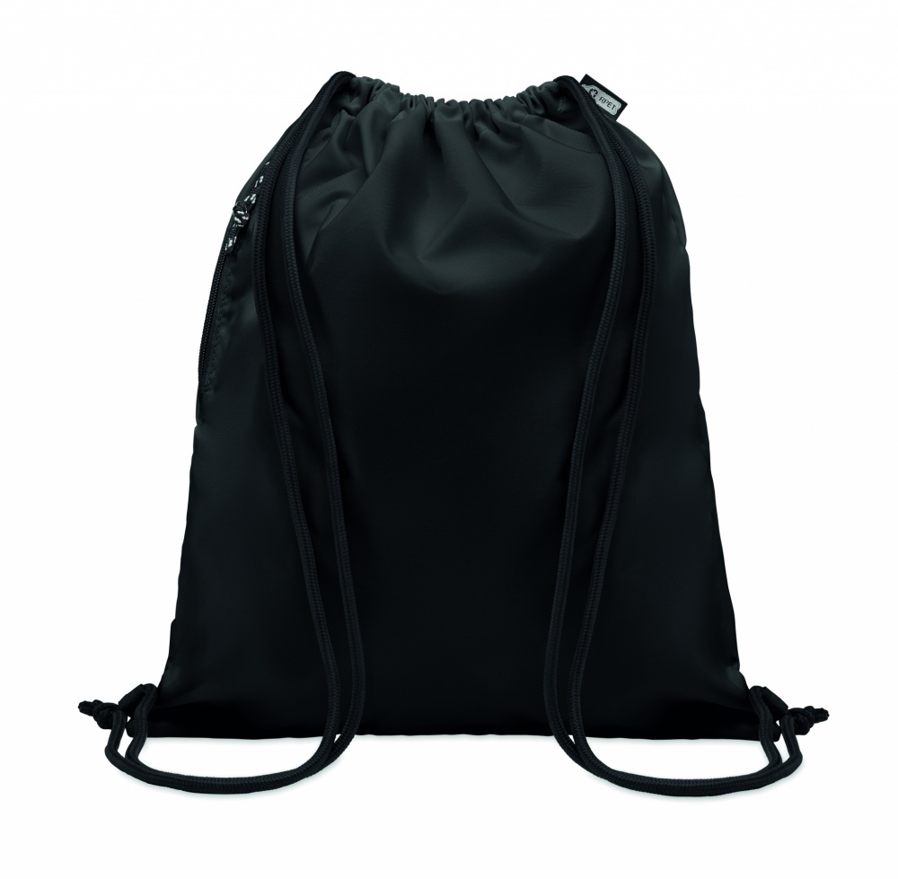 Logo trade promotional product photo of: Large drawstring bag 300D RPET