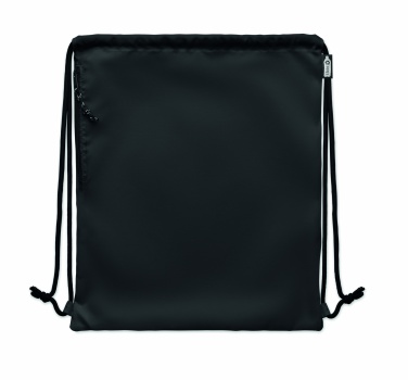 Logotrade business gift image of: Large drawstring bag 300D RPET