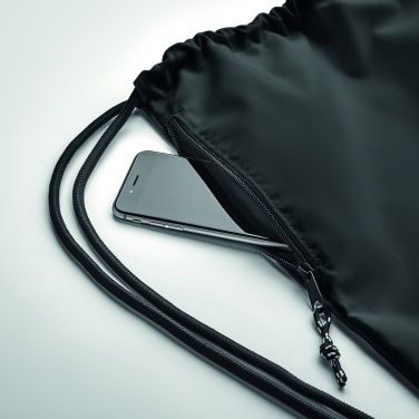 Logo trade advertising products picture of: Large drawstring bag 300D RPET