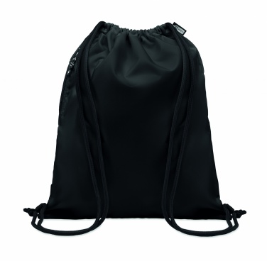 Logo trade advertising products picture of: Large drawstring bag 300D RPET