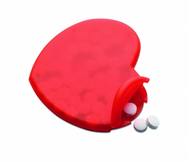 Logo trade promotional giveaways image of: Heart shape peppermint box