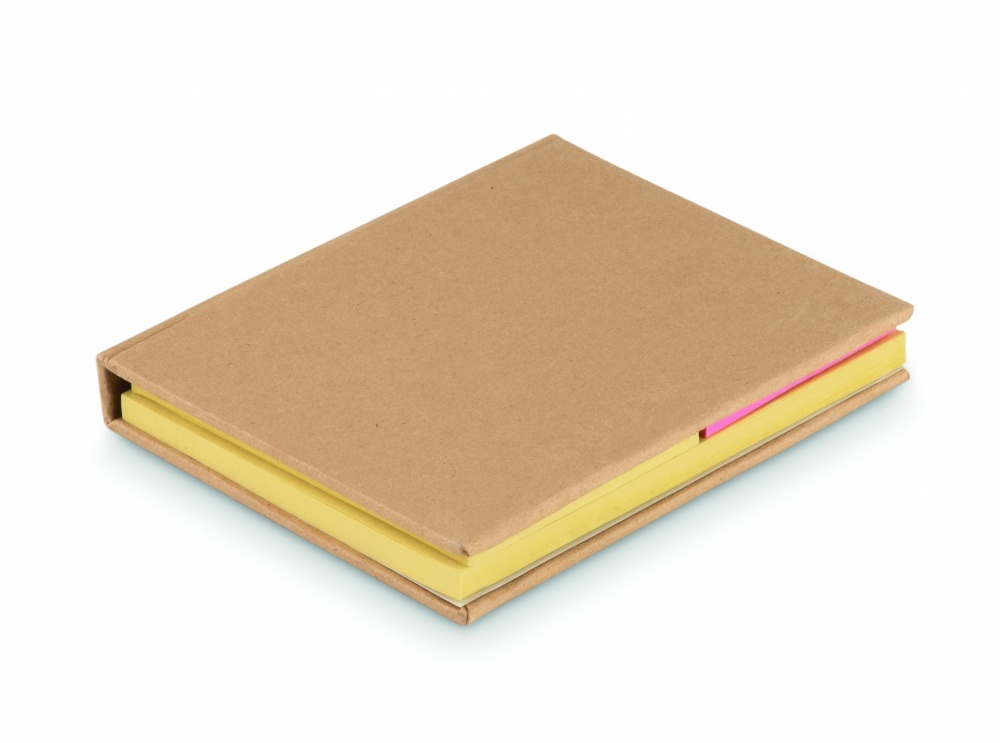 Logo trade promotional items picture of: Sticky note memo pad recycled