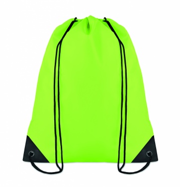 Logo trade promotional merchandise image of: 190T Polyester drawstring bag