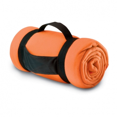 Logo trade promotional giveaways picture of: Fleece blanket