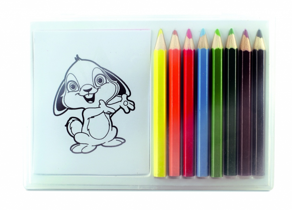Logotrade corporate gifts photo of: Wooden pencil colouring set