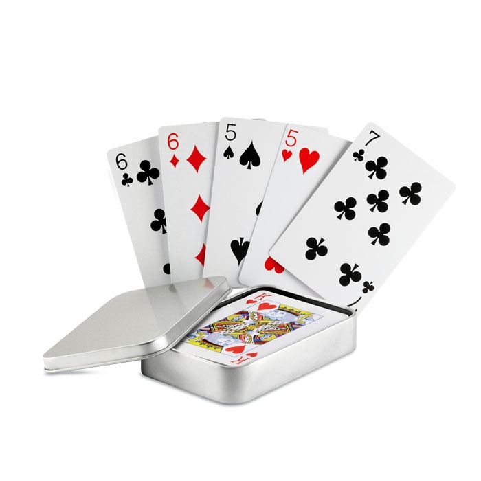 Logotrade promotional gifts photo of: Playing cards in tin box