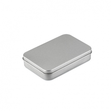 Logo trade business gift photo of: Playing cards in tin box