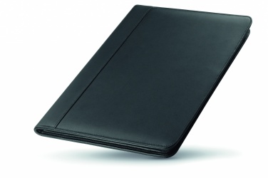 Logo trade promotional item photo of: A4 leather conference folder