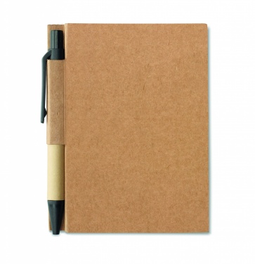 Logotrade promotional products photo of: Recycled notebook with pen