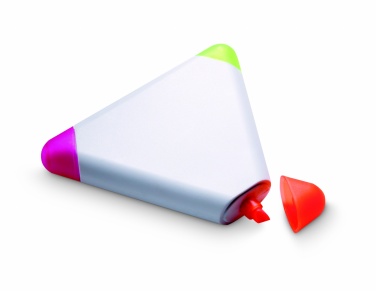 Logotrade promotional product picture of: Triangular highlighter