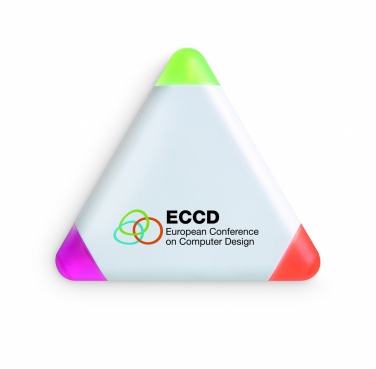 Logo trade corporate gift photo of: Triangular highlighter