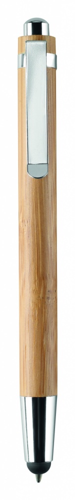 Logo trade promotional merchandise picture of: Ball pen in ABS and bamboo