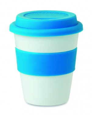 Logo trade corporate gifts image of: PP tumbler with silicone lid