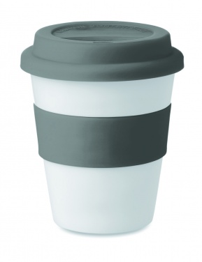 Logo trade promotional giveaways picture of: PP tumbler with silicone lid