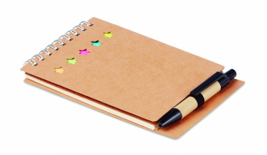 Logotrade promotional giveaways photo of: Notepad with pen and memo pad