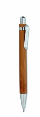 Logotrade corporate gift picture of: Bamboo pen and pencil set