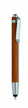 Logotrade promotional products photo of: Bamboo pen and pencil set