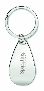 Logotrade promotional items photo of: Bottle opener key ring Tornio