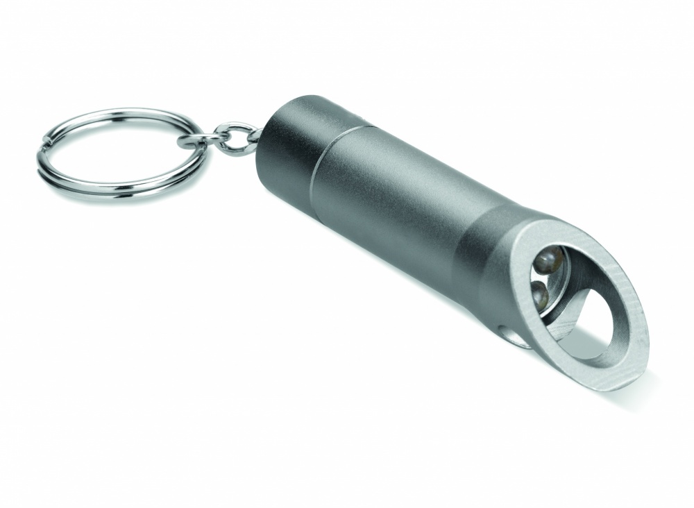 Logotrade promotional merchandise photo of: Metal torch key ring Ylivieska