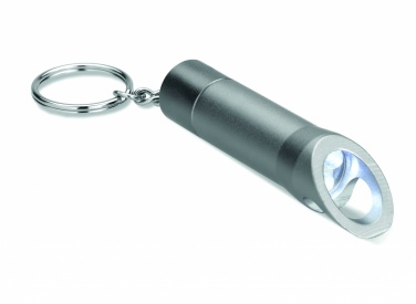 Logo trade promotional giveaway photo of: Metal torch key ring Ylivieska