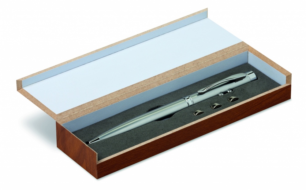Logo trade promotional item photo of: Laser pointer in wooden box