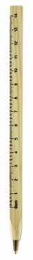 Logotrade corporate gift picture of: Wooden ruler pen