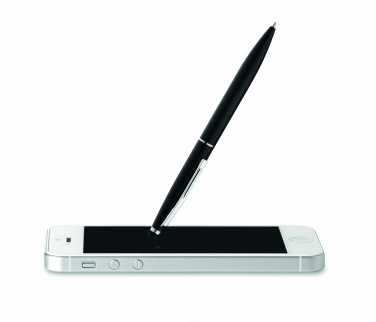 Logo trade promotional product photo of: Twist type pen w stylus top