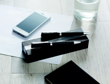 Logo trade corporate gift photo of: Pen and roller in paper box