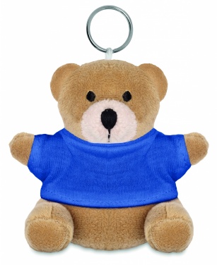 Logo trade promotional merchandise picture of: Teddy bear key ring FINLAND