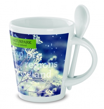 Logotrade advertising product image of: Sublimation mug with spoon